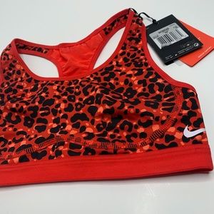 nike red leopard print